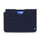 Pochette cuir Apple iPad Air - Cobalt - Couture ( Pantone #2b253f ) 