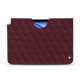 Custodia in pelle Apple iPad Air - Lie de vin - Couture ( Pantone #412234 ) 