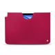Apple iPad Air leather pouch - Rose fluo ( Pantone #ff16b4 ) 