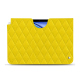 硬质真皮保护套 Apple iPad Air - Jaune fluo - Couture ( Pantone #c9ff57 ) 