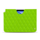 Lederschutzhülle Apple iPad Air - Vert fluo - Couture ( Pantone #00ab5f ) 
