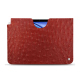 Custodia in pelle Apple iPad Air - Autruche ciliegia ( Pantone #a4343a ) 