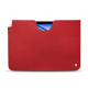 Apple iPad Air leather pouch - Rouge troupelenc ( Pantone #AB191A )