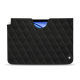 Custodia in pelle Apple iPad Air - Negre poudro - Couture ( Pantone #111212 )