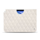 Custodia in pelle Apple iPad Air - Blanc escumo - Couture ( Pantone #D6D6D1 )