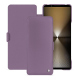 Capa em pele Sony Xperia 1 VI - Lilas ( Nappa - Pantone #b9a3e3 ) 