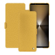 Capa em pele Sony Xperia 1 VI - Mimosa ( Pantone #b39437 ) 