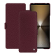 Sony Xperia 1 VI leather case - Lie de vin ( Pantone #412234 ) 