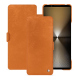 Capa em pele Sony Xperia 1 VI - Mandarine vintage ( Pantone #d47231 ) 