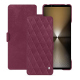 Capa em pele Sony Xperia 1 VI - Prune vintage - Couture ( Pantone #612434 ) 