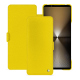 硬质真皮保护套 Sony Xperia 1 VI - Jaune fluo ( Pantone #c9ff57 ) 