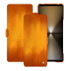 Lederschutzhülle Sony Xperia 1 VI - Orange Patine