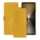 Lederschutzhülle Sony Xperia 1 VI - Jaune soulèu ( Pantone #F3B934 )