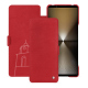 硬质真皮保护套 Sony Xperia 1 VI - Rouge troupelenc ( Pantone #AB191A )