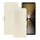 Housse cuir Sony Xperia 1 VI - Blanc PU ( White ) 