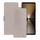 硬质真皮保护套 Sony Xperia 1 VI - Taupe innocent ( Pantone #d6d2c4 ) 