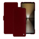 Custodia in pelle Sony Xperia 1 VI - Rouge Veggie ( Pantone #862633 ) 