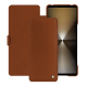Sony Xperia 1 VI leather case - Marron Veggie ( Pantone #95614d ) 
