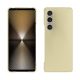 Lederschutzhülle Sony Xperia 1 VI - Beige ( Nappa - Pantone #ceb888 ) 