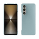 Coque cuir Sony Xperia 1 VI - Bleu ciel ( Nappa - Pantone #abcae9 ) 