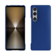 硬质真皮保护套 Sony Xperia 1 VI - Bleu océan ( Nappa - Pantone #15458a) 