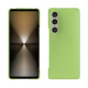 Capa em pele Sony Xperia 1 VI - Vert olive ( Nappa - Pantone #a7c58e ) 
