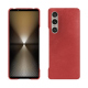 Funda de piel Sony Xperia 1 VI - Cerise vintage ( Pantone #a6302e ) 
