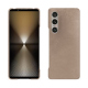 Funda de piel Sony Xperia 1 VI - Taupe vintage ( Pantone #bda790 ) 