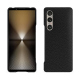 Sony Xperia 1 VI leather cover - Ebène ( Noir / Black ) 