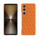 Lederschutzhülle Sony Xperia 1 VI - Orange - Couture ( Nappa - Pantone #ff9351 ) 