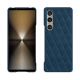 Capa em pele Sony Xperia 1 VI - Blu mediterran - Couture ( Pantone #0E3043 )