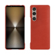 Capa em pele Sony Xperia 1 VI - Arange clouquié ( Pantone #D33108 )