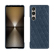 Funda de piel Sony Xperia 1 VI - Jean vintage - Couture ( Pantone #2f414f  ) 