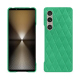 Funda de piel Sony Xperia 1 VI - Menthe vintage - Couture ( Pantone #37b375 ) 