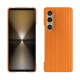 Capa em pele Sony Xperia 1 VI - Abaca arancio ( Pantone #d77540 )