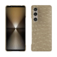 Funda de piel Sony Xperia 1 VI - Autruche desert ( Pantone #A39382 ) 
