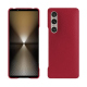 Lederschutzhülle Sony Xperia 1 VI - Rouge passion ( Pantone #a6192e ) 