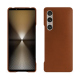 Capa em pele Sony Xperia 1 VI - Marron Veggie ( Pantone #95614d ) 