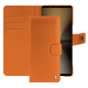 Custodia in pelle Sony Xperia 1 VI - Orange ( Nappa - Pantone #ff9351 ) 