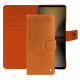 皮革钱包套 Sony Xperia 1 VI - Mandarine vintage ( Pantone #d47231 ) 