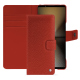 Sony Xperia 1 VI leather wallet case - Papaye ( Pantone #b54317 ) 