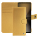 Sony Xperia 1 VI leather wallet case - Or Maïa ( Pantone 871C ) 