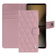 Étui portefeuille cuir Sony Xperia 1 VI - Rose - Couture ( Nappa - Pantone #efbae1 ) 
