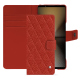 Sony Xperia 1 VI leather wallet case - Papaye - Couture ( Pantone #b54317 ) 