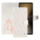 皮革钱包套 Sony Xperia 1 VI - Blanc escumo - Couture ( Pantone #D6D6D1 )