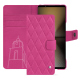 Sony Xperia 1 VI leather wallet case - Rose BB - Couture ( Pantone #DB599F )