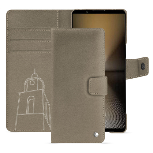Capa para carteira Sony Xperia 1 VI | NoreveDarboun sabla ( Pantone #BCB1A1 )