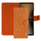 Funda de piel para cartera Sony Xperia 1 VI - Mandarine vintage - Couture ( Pantone #d47231 ) 