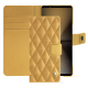 Étui portefeuille cuir Sony Xperia 1 VI - Or Maïa - Couture ( Pantone 871C ) 