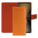 レザーウォレットケース Sony Xperia 1 VI - Abaca arancio ( Pantone #d77540 )
